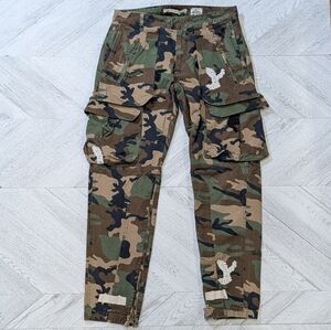 Off-White c/o Virgil Abloh Camouflage Cargo Pants Size Tag 29